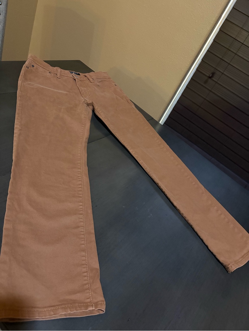 Men's Brown Vintage Straight Jeans 28X30